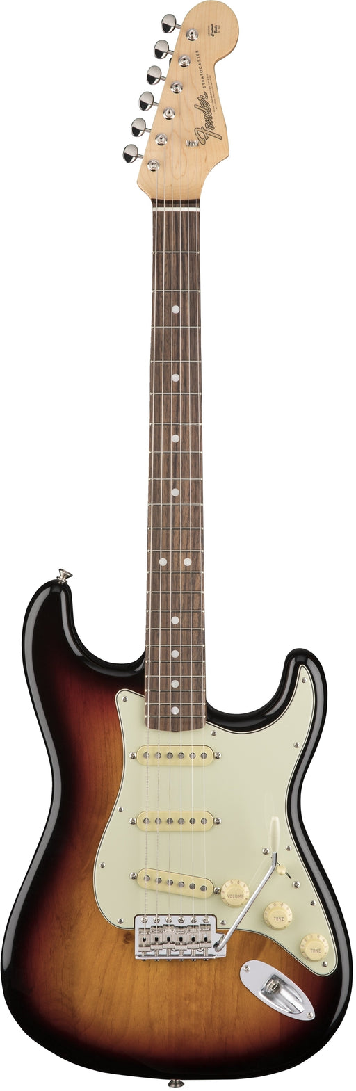 Fender American Original 60's Stratocaster 3 Tone Sunburst Rosewood Fingerboard With Case