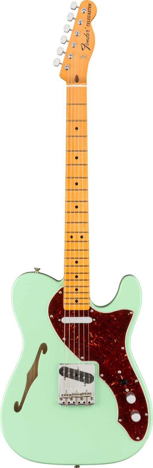 Fender American Original 60s Telecaster Thinline Maple Fingerboard Surf Green Electric Guitar