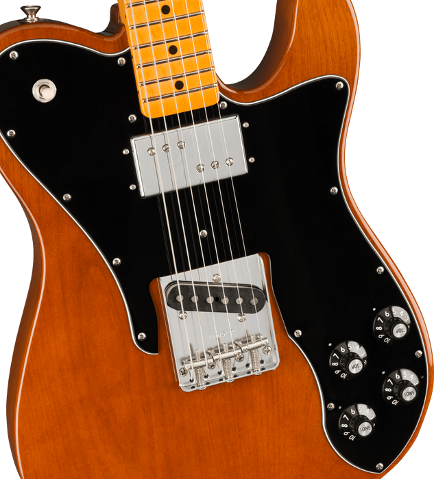 Fender American Original 70s Telecaster Custom Maple Fingerboard Mocha Electric Guitar