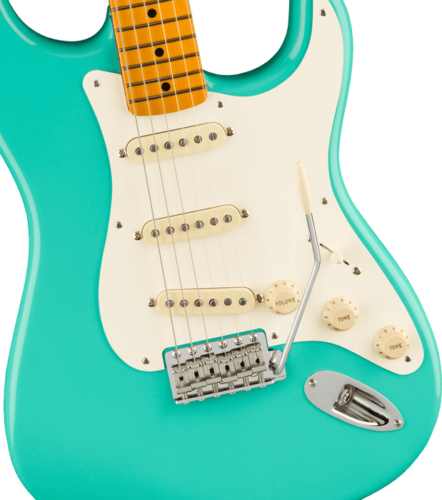 Fender American Vintage II 1957 Stratocaster Maple Fingerboard Sea Foam Green Electric Guitar