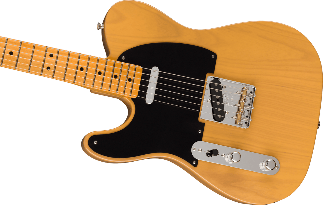Fender American Vintage II 1951 Telecaster Left-Hand Maple Fingerboard Butterscotch Blonde Electric Guitar