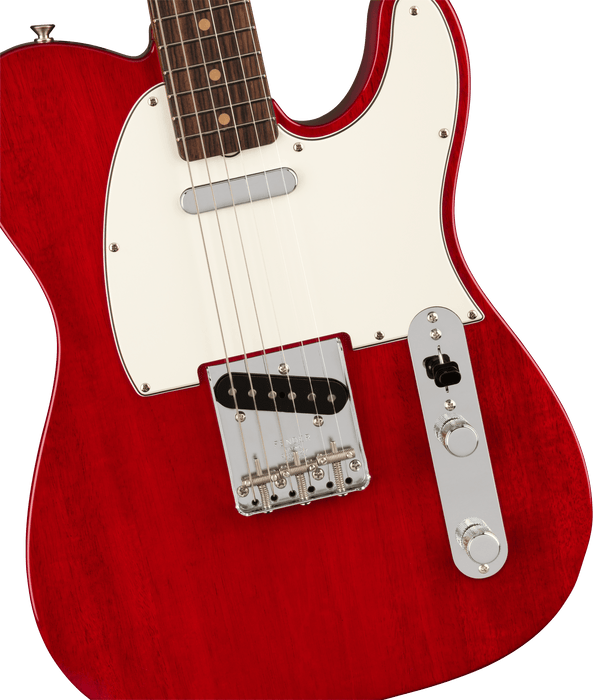 Fender American Vintage II 1963 Telecaster Rosewood Fingerboard Crimson Red Transparent Electric Guitar