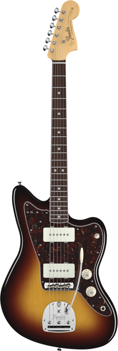 DISC - Fender American Vintage '65 Jazzmaster Round-Lam Rosewood 3-Color Sunburst
