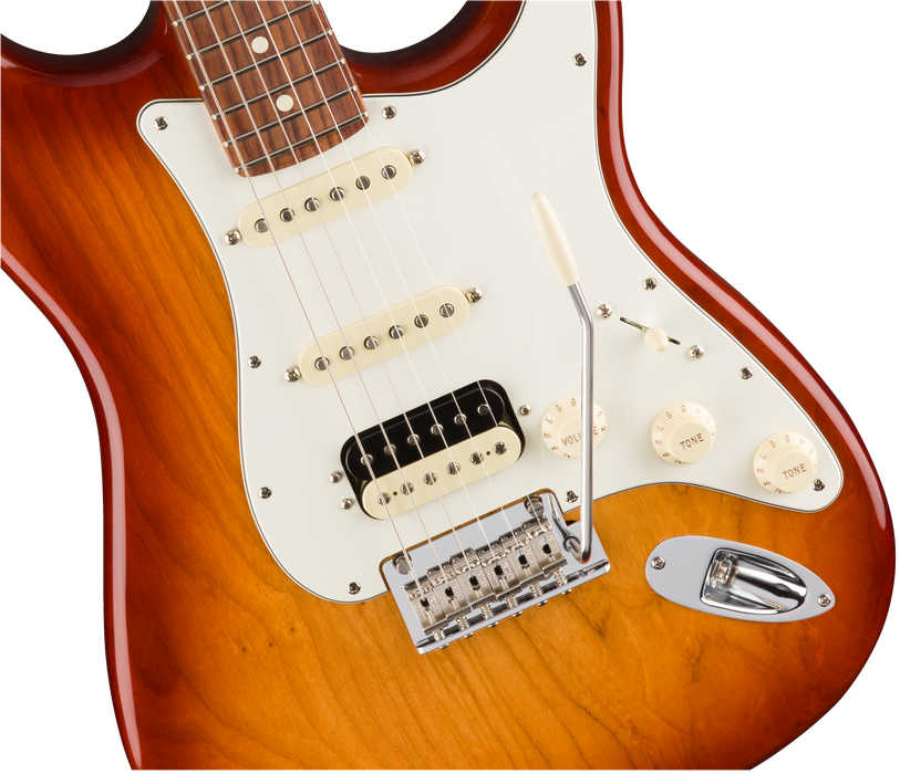DISC - Fender American Pro Stratocaster HSS ShawBucker Rosewood Board Sienna Sunburst