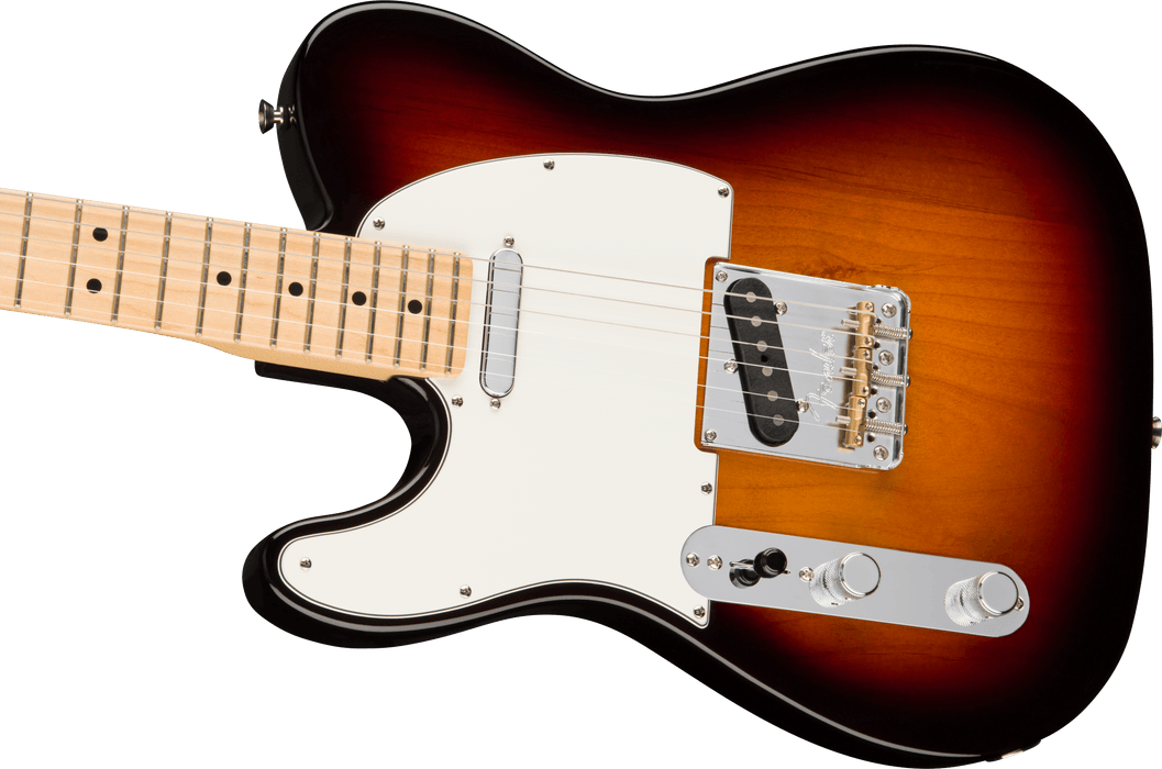 DISC - Fender American Professional Telecaster Left-Hand Sunburst Maple Neck Electric Guitar With Case