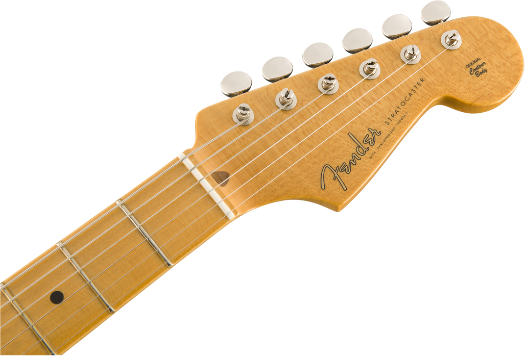 DISC - Fender Eric Johnson Signature Stratocaster Thinline Vintage White Maple Fingerboard with Case
