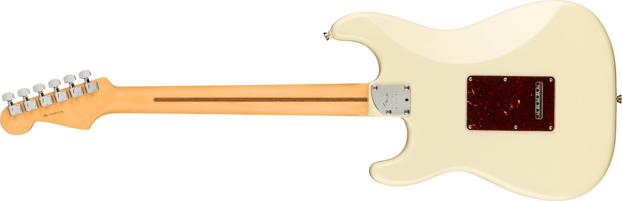 Fender American Professional II Stratocaster Maple Fingerboard Olympic White Electric Guitar With Case