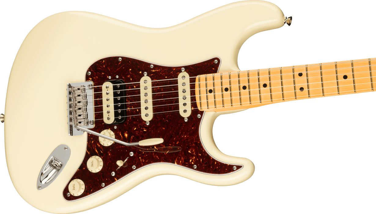 Fender American Professional II Stratocaster HSS Maple Fingerboard Olympic White
