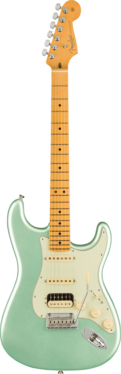 Fender American Professional II Stratocaster HSS Maple Fingerboard Mystic Surf Green Electric Guitar