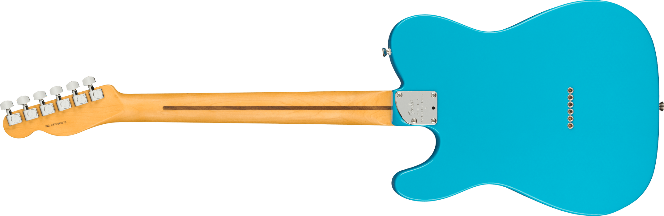 Fender American Professional II Telecaster Miami Blue Electric Guitar With Case