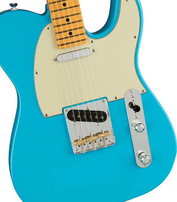 Fender American Professional II Telecaster Miami Blue Electric Guitar With Case