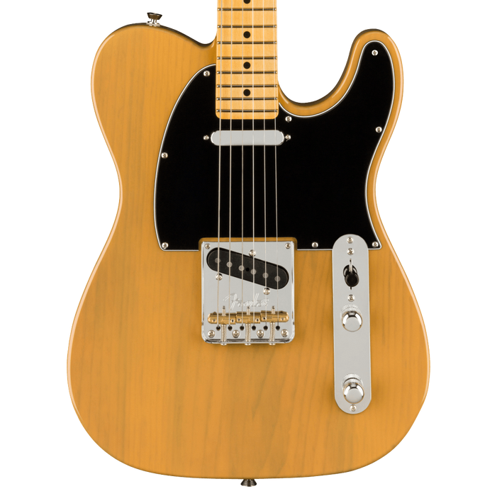 Fender American Professional II Telecaster Maple Fingerboard Butterscotch Blonde Electric Guitar With Case