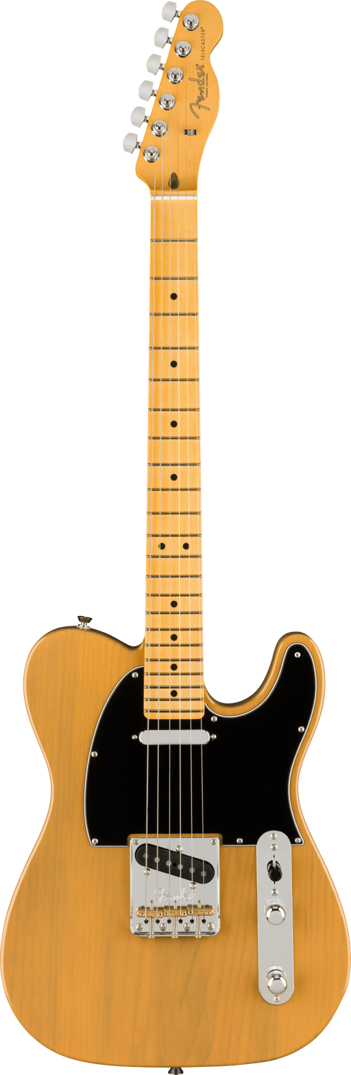 Fender American Professional II Telecaster Maple Fingerboard Butterscotch Blonde Electric Guitar With Case