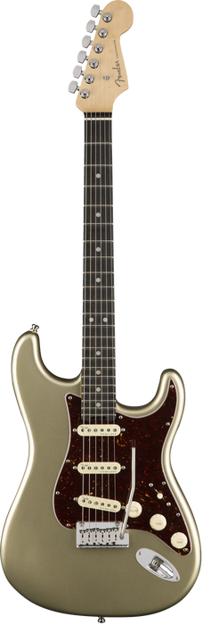DISC - Fender American Elite Stratocaster Ebony Fingerboard Champagne