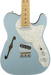 DISC - Fender American Elite Telecaster Thinline Maple Fingerboard Mystic Ice Blue