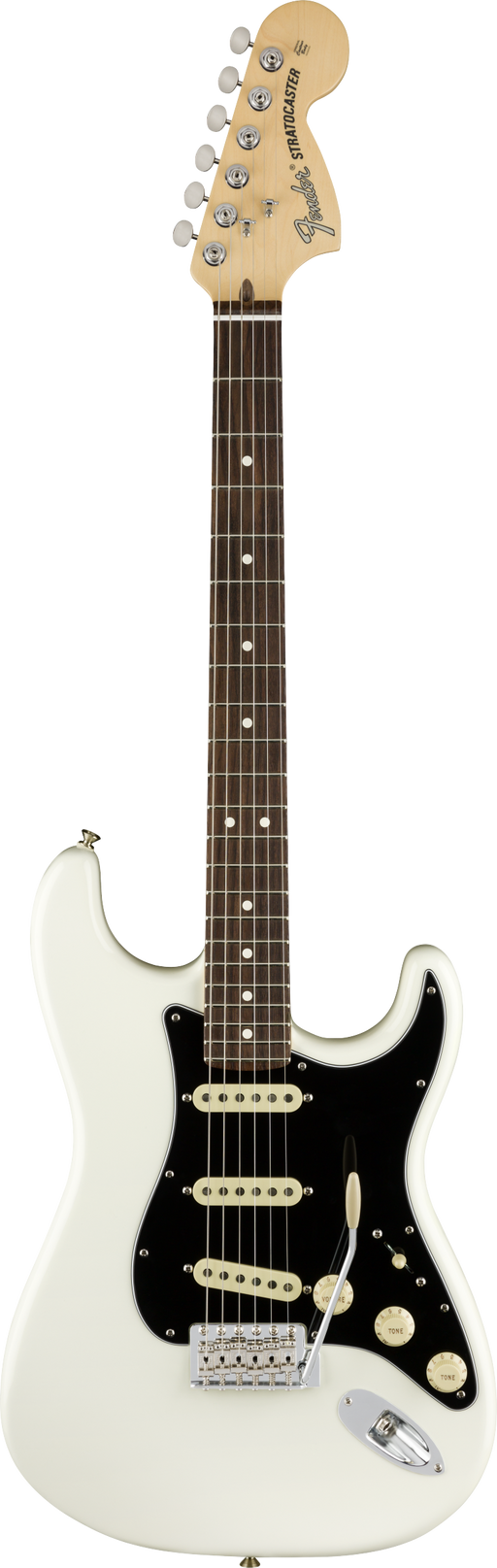 Fender American Performer Stratocaster Rosewood Fingerboard Arctic White Electric Guitar With Case