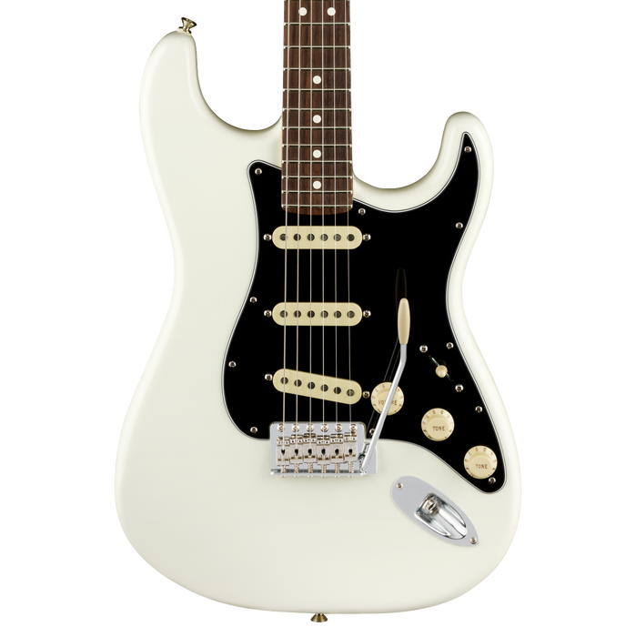 Fender American Performer Stratocaster Rosewood Fingerboard Arctic White Electric Guitar With Case