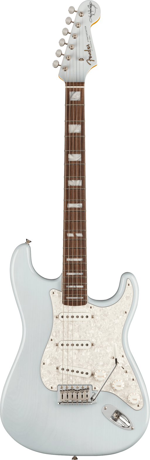Fender Kenny Wayne Shepherd Stratocaster Transparent Faded Sonic Blue IN STOCK