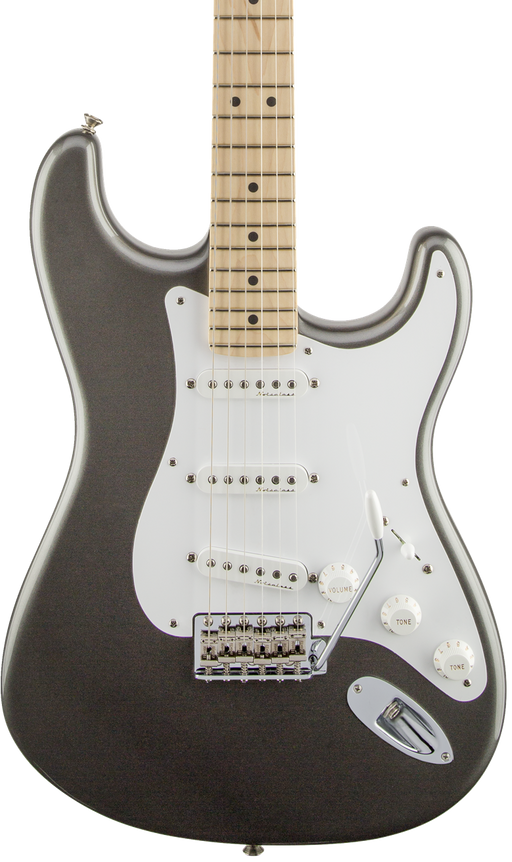 Fender Eric Clapton Stratocaster Maple "Blackie" Pewter With Case