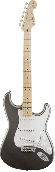 Fender Eric Clapton Stratocaster Maple "Blackie" Pewter With Case