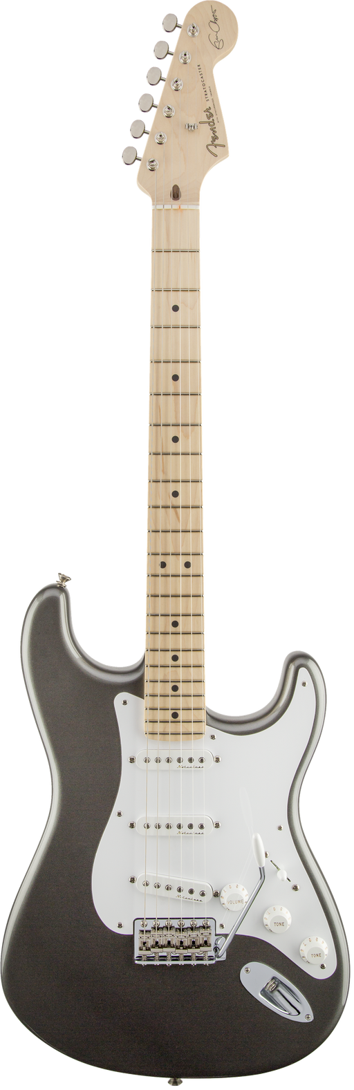 Fender Eric Clapton Stratocaster Maple "Blackie" Pewter With Case