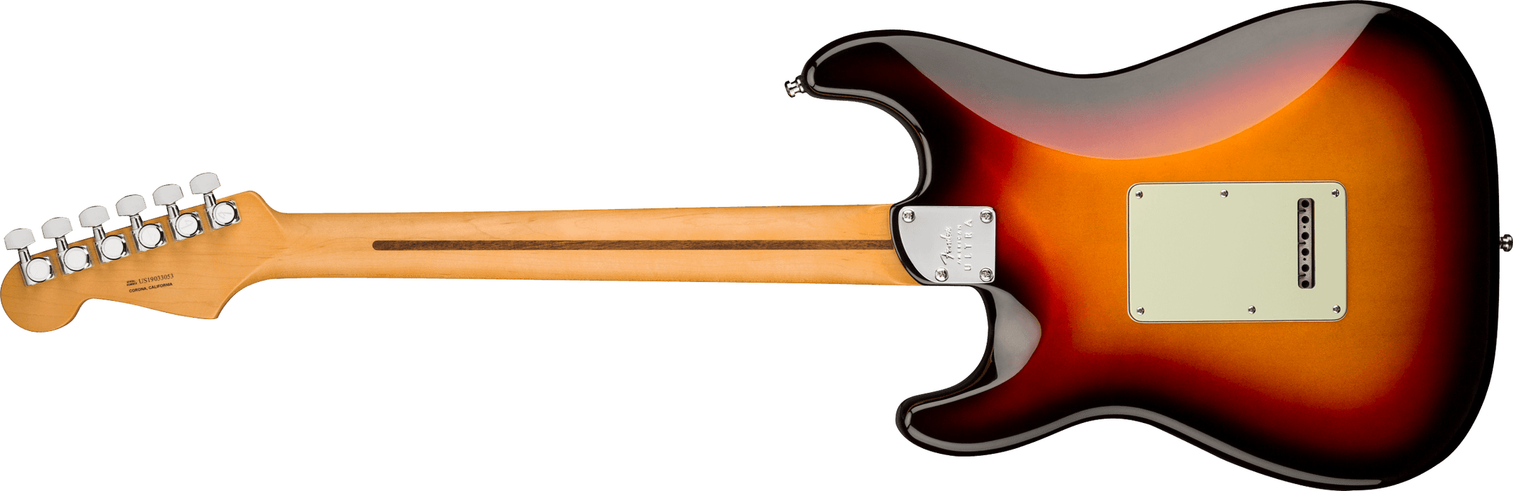 Fender American Ultra Stratocaster Maple Fingerboard Ultraburst Electric Guitar With Case