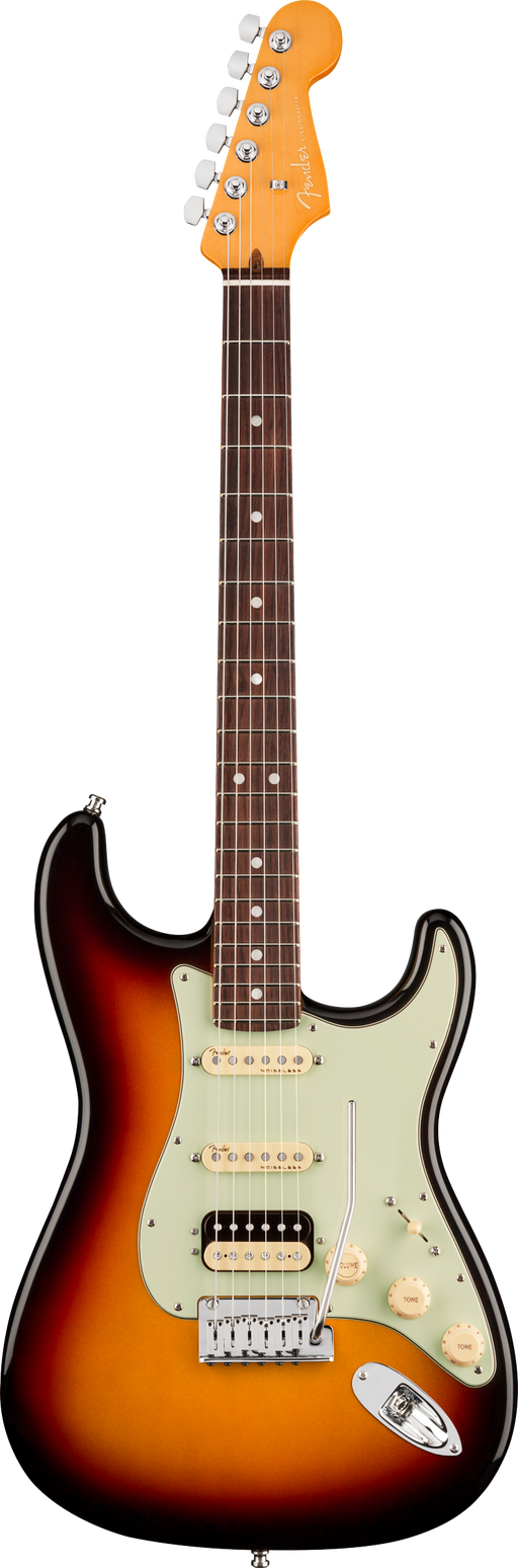 Fender American Ultra Stratocaster HSS Rosewood Fingerboard Ultraburst Electric Guitar With Case