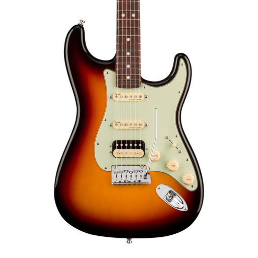 Fender American Ultra Stratocaster HSS Rosewood Fingerboard Ultraburst Electric Guitar With Case