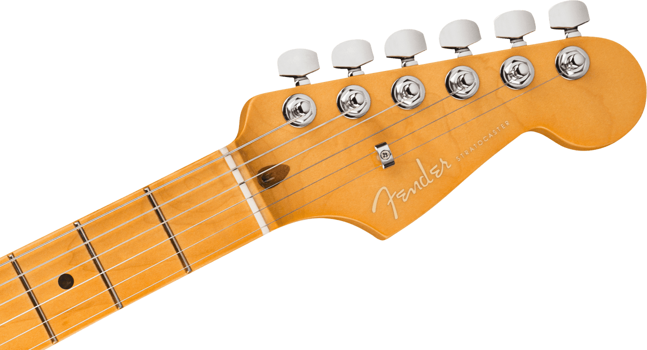 Fender American Ultra Stratocaster HSS Maple Fingerboard Arctic Pearl Electric Guitar With Case