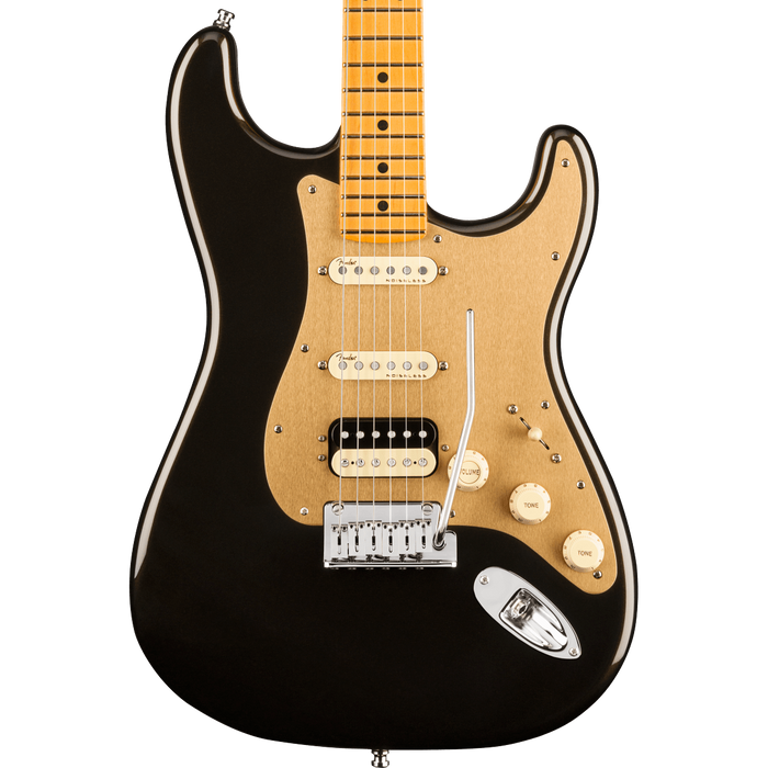 Fender American Ultra Stratocaster HSS Maple Fingerboard Texas Tea Electric Guitar With Case