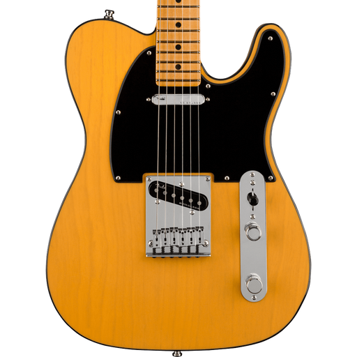 Fender American Ultra Telecaster Maple Fingerboard Butterscotch Blonde Electric Guitar With Case