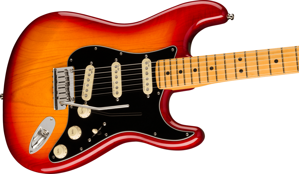 Fender Ultra Luxe Stratocaster Maple Fingerboard Plasma Red Burst Electric Guitar