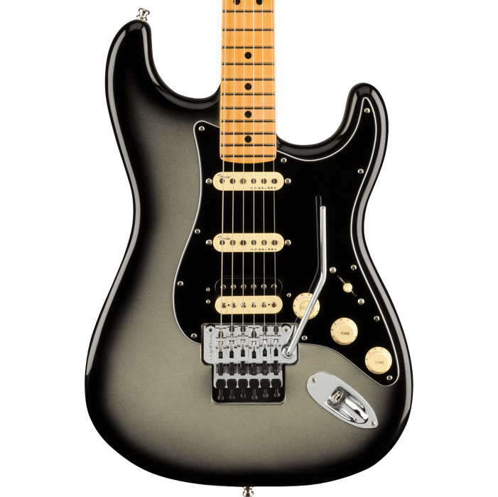 Fender Ultra Luxe Stratocaster HSS Floyd Rose Maple Fingerboard Silverburst Electric Guitar
