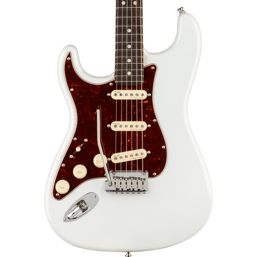 Fender Ultra Stratocaster Left-Handed Rosewood Neck Arctic Pearl Electric Guitar