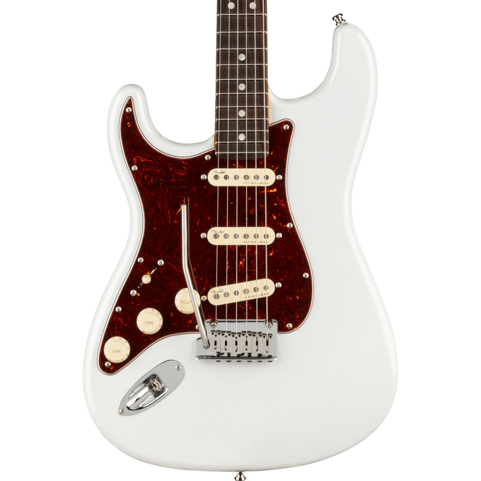 Fender Ultra Stratocaster Left-Handed Rosewood Neck Arctic Pearl Electric Guitar