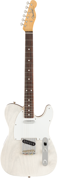 DISC - Fender Jimmy Page Mirror Telecaster Electric Guitar White Blonde DEMO MODEL
