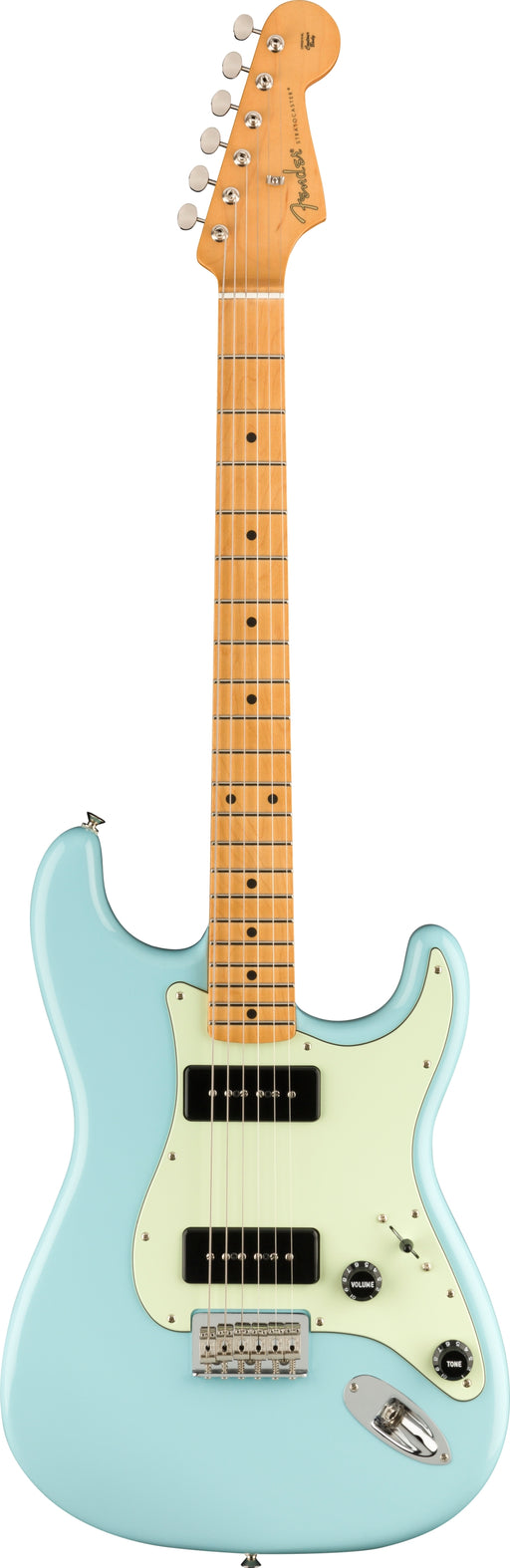 Fender Noventa Stratocaster Maple Fingerboard Daphne Blue Electric Guitar
