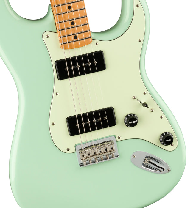 Fender Noventa Stratocaster Maple Fingerboard Surf Green Electric Guitar