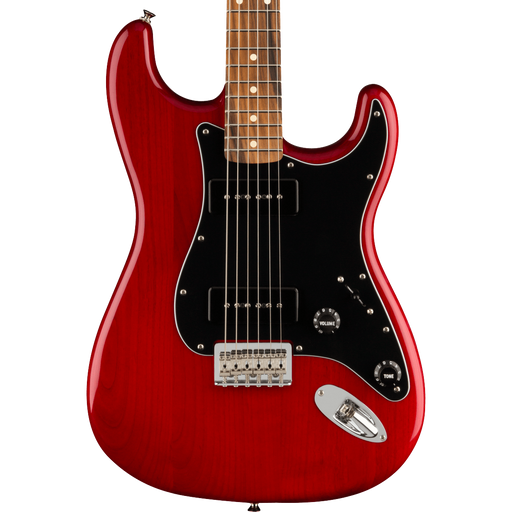 Fender Noventa Stratocaster Pau Ferro Fingerboard Crimson Red Transparent Electric Guitar