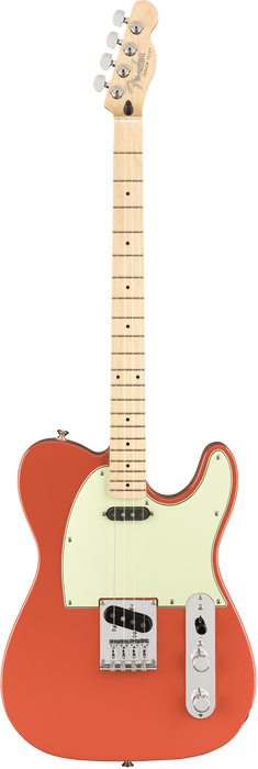 DISC - Fender Limited Edition Tenor Tele Maple Fingerboard Fiesta Red Electric Guitar With Bag