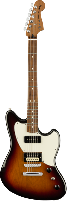DISC - Fender PowerCaster Pau Ferro Fingerboard 3-Color Sunburst with Gig Bag