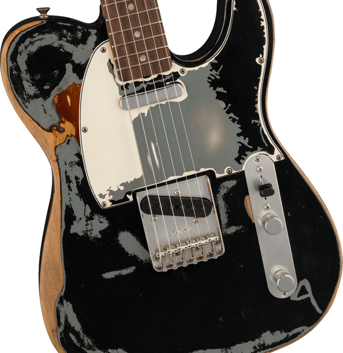 Fender Joe Strummer Telecaster Rosewood Fingerboard Black Electric Guitar With Case