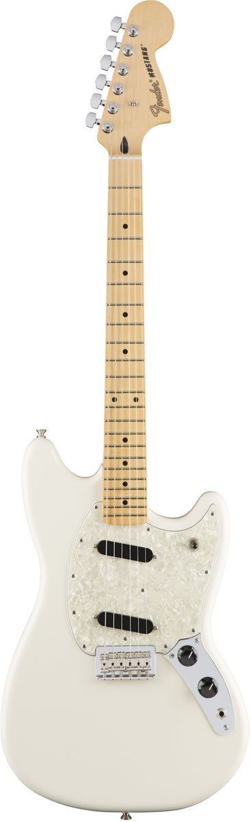 直接引渡のみfender mustang OlympicWhite Fender Mustang - Olympic White with Maple Fingerboard — Truetone Music