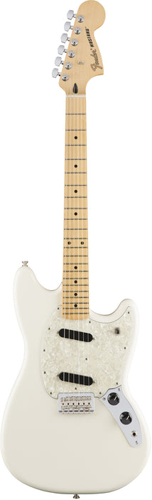 Fender Mustang - Olympic White with Maple Fingerboard