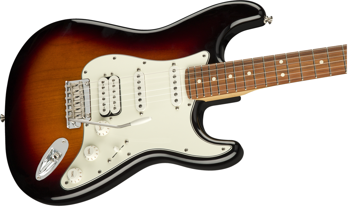 Fender Player Stratocaster HSS Pau Ferro Fingerboard 3-Color Sunburst Electric Guitar