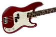 DISC - Fender Standard Precision Bass Rosewood Candy Apple Red 3-Ply Parchment Pickguard
