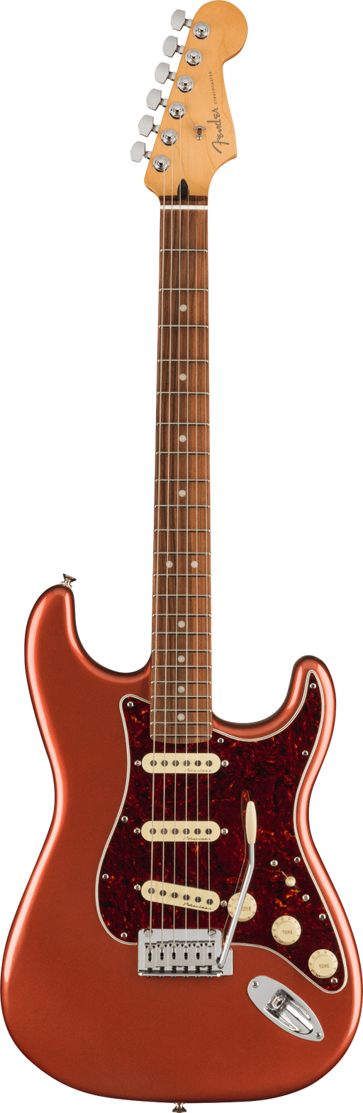 Fender Player Plus Stratocaster Pau Ferro Fingerboard Aged Candy Apple Red