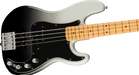 Fender Player Plus Precision Bass Silver Smoke With Gig Bag