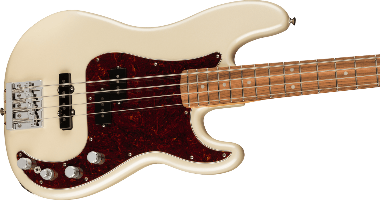 Fender Player Plus Precision Bass Olympic Pearl With Gig Bag