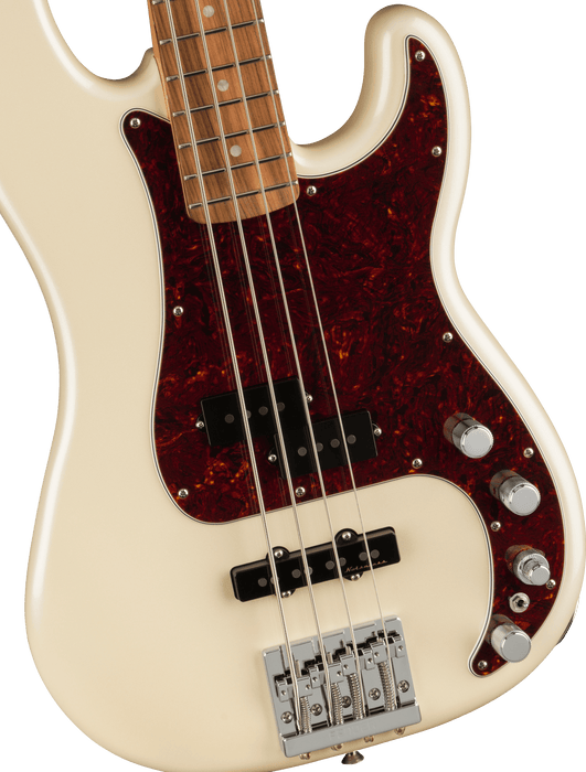 Fender Player Plus Precision Bass Olympic Pearl With Gig Bag